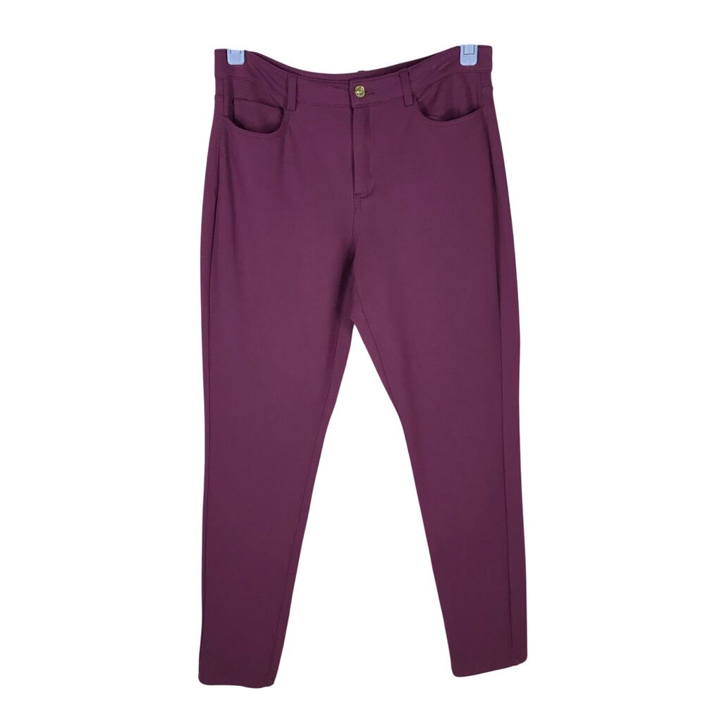 Michael Kors Jeggings Women’s Size 8 Burgundy Ankle Stretch Casual Dress